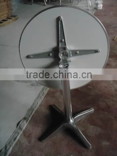 hardware aluminum folding furniture legs table base coffee shop restaurant table folded table base (F2H5)