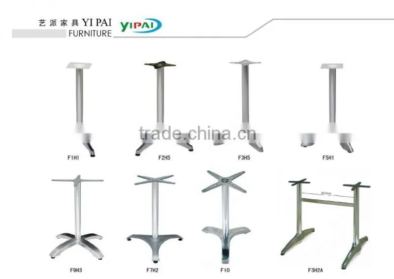 Foshan supplier powder coated mental outdoor garden table base F28
