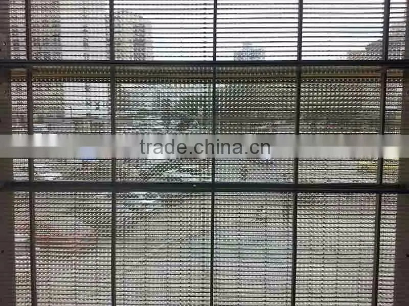 outdoor led display screen billboard , P10 glass transparent led display for retail store digital video screen
