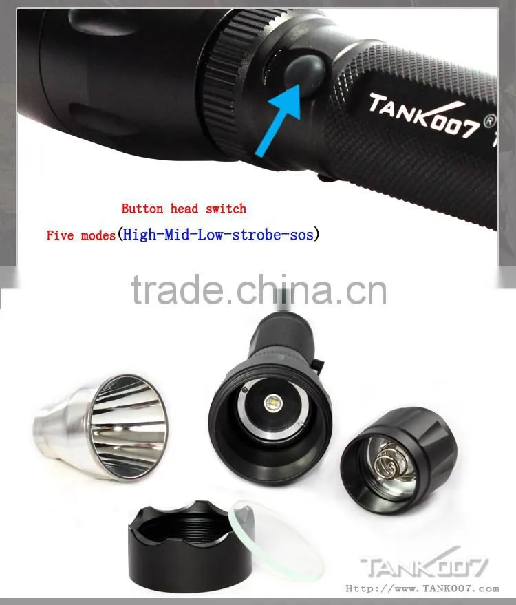 rechargeable powerful hunting led torch bright light torch police flashlight