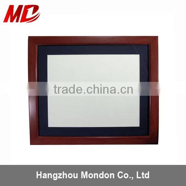 Certificate Wooden Frame with Gold Trim