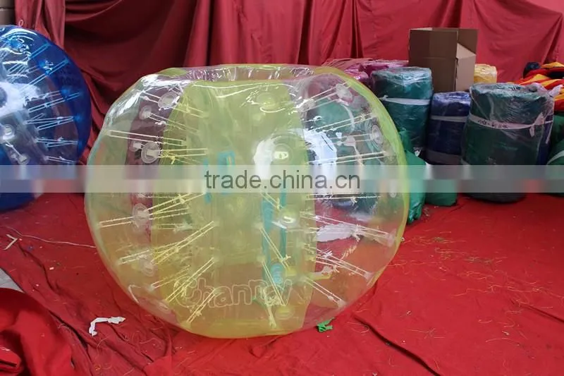 human inflatable body bumper ball, inflatable buddy bumper bubble ball for adults