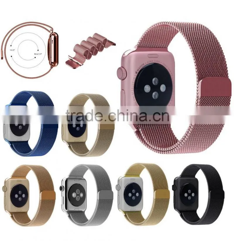 milanese wrist band for apple watch,mesh band for iwatch