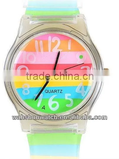 hot 2013 ,color silicone watches,quartz watch wholesale