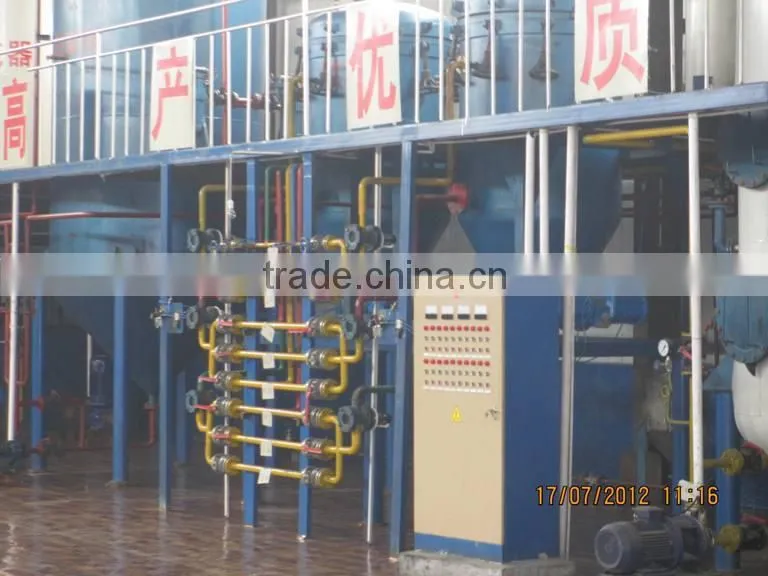 50 to 100 tons per day capacity of edible oil production including a filling line plant palm oil fractionation machine