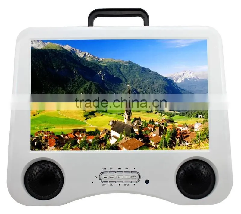2016 cheap portable car dvd player with tv tuner and radio