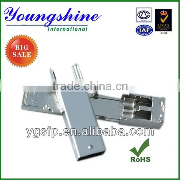 OEM SFP For Fiber Optic Equipment Zinc Alloy Die Casting Enclosure .