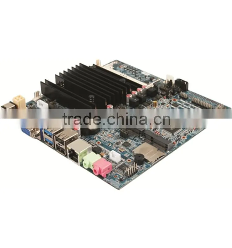 Intel J1900 fanless baytrail mini pc thin mini itx motherboard