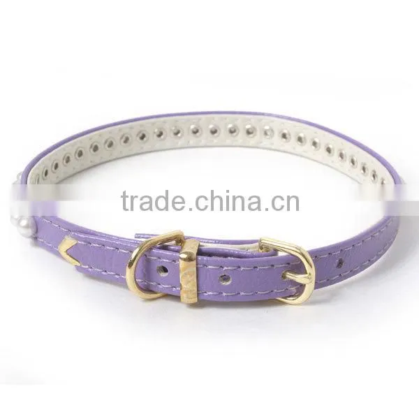 Made in China fashionable pet collars,leashes dog leather collar