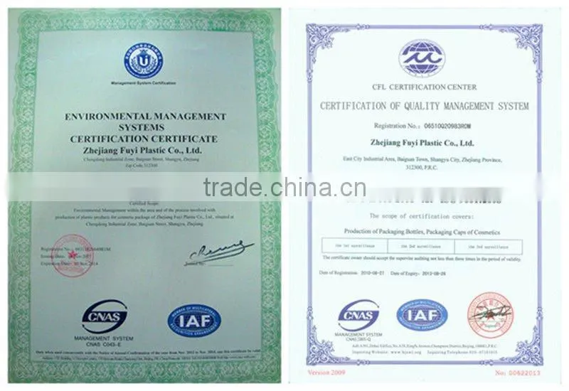 ABS material skin care use plastic fancy cosmetic packaging