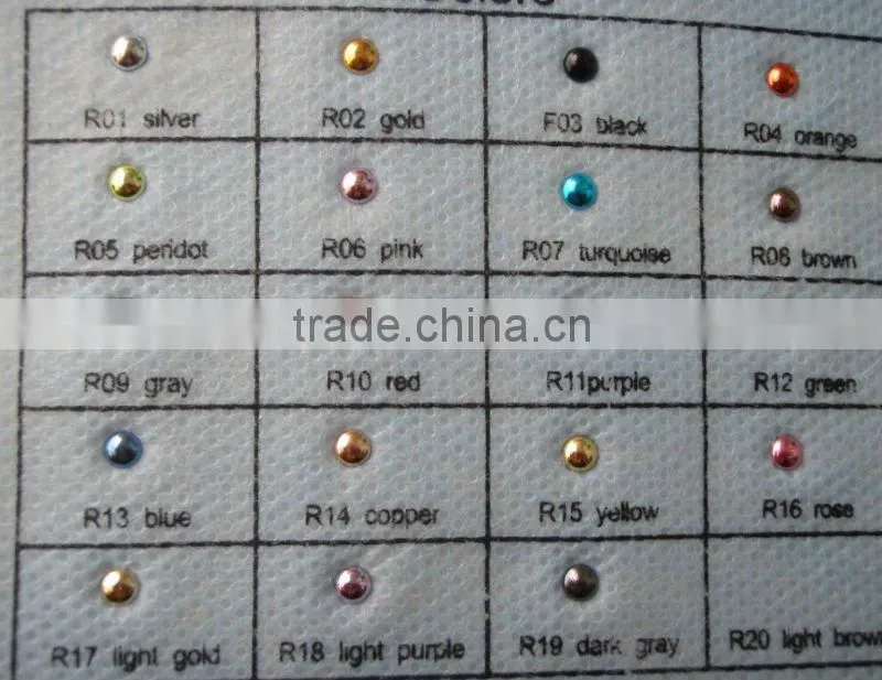 hot fix half round,hotfix rhinestuds,hot fix nailhead