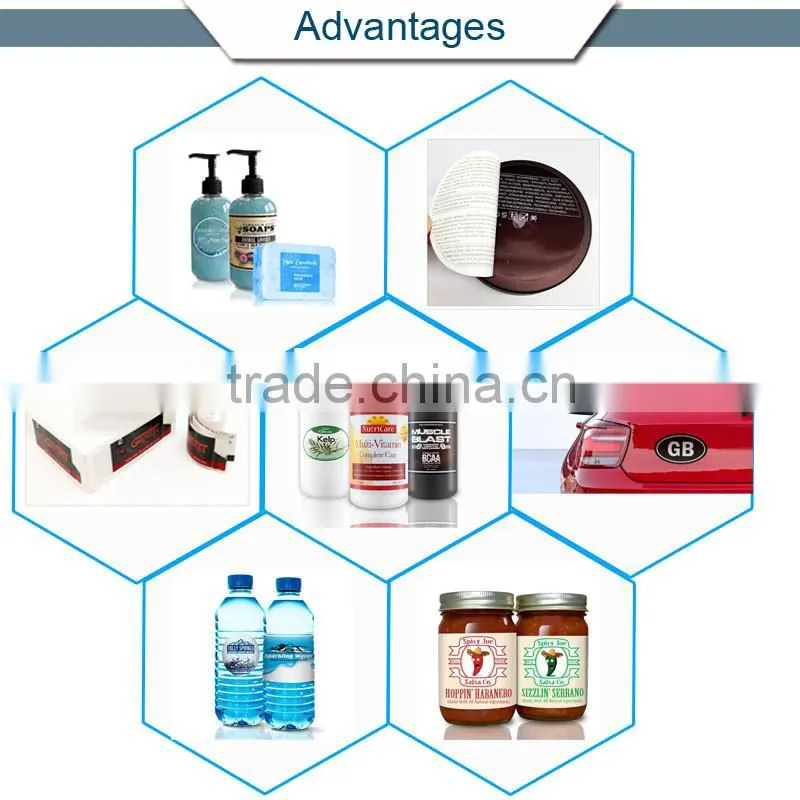 Adhesive High Quality Machine Label Stickers Roll