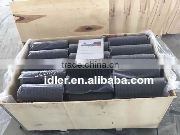 Troughing impact conveyor rollers, Buffering conveyor roller