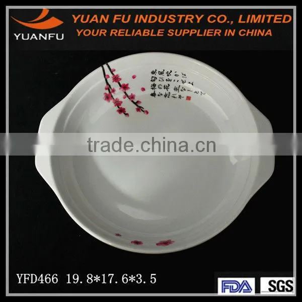 Elegant design melamine manufacturer dishes for restaurant
