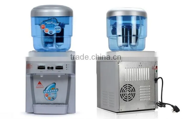 Wholesale water dispenser/alkaline water dispenser china with hot and cold 2 taps