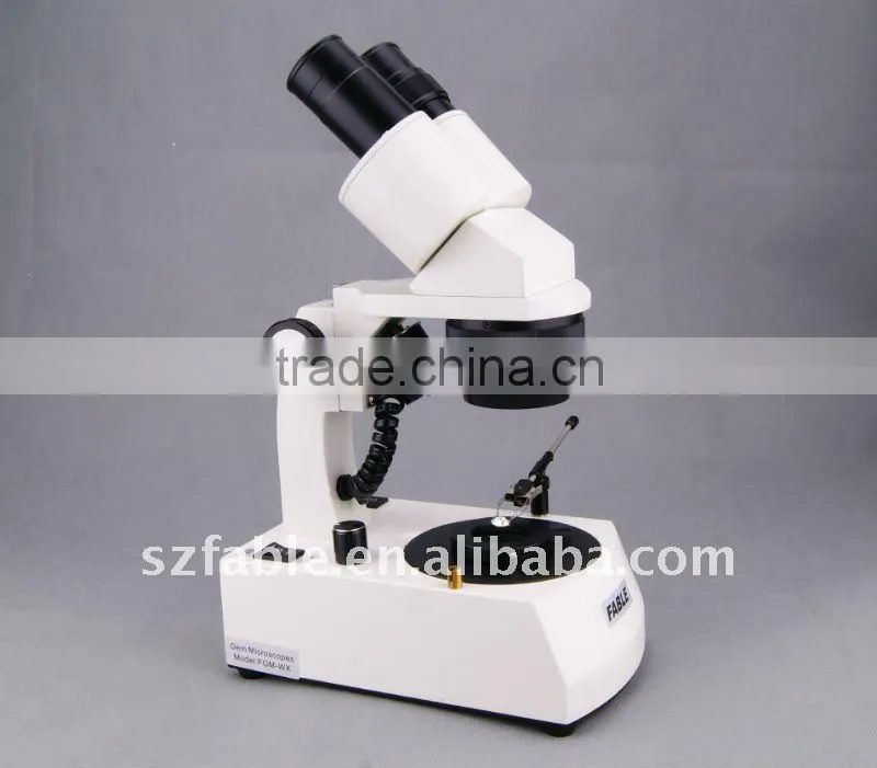 Professional High quality Generation 2nd Straight arm type Gem Microscope With F19 or F17 binocular lens