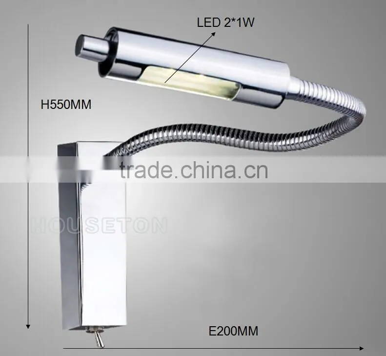 Hotel bedside wall reading type wall light,Bedside wall reading type wall light,Type wall light WL1038