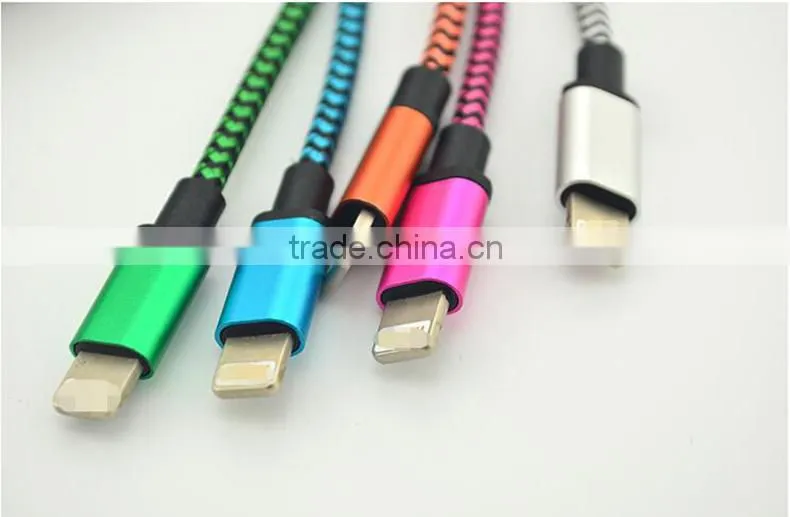 Nylon Braided Usb Cable Usb 2.0 Cable Fast Charging Usb Charging Cable
