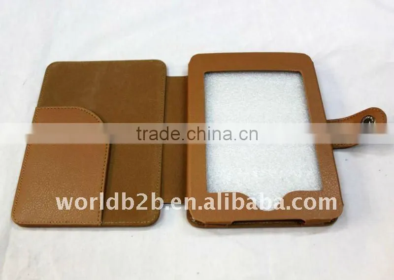 Booklet design Leather Cover Case for the Kindle Touch