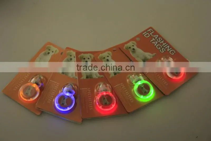 2014 new year led glowing dog tag