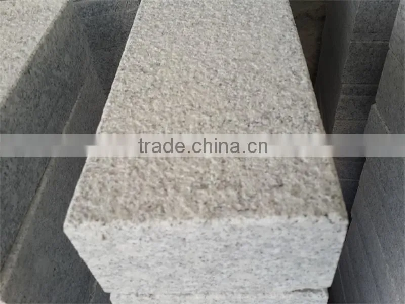 Bush hammered gray grainte stone tiles