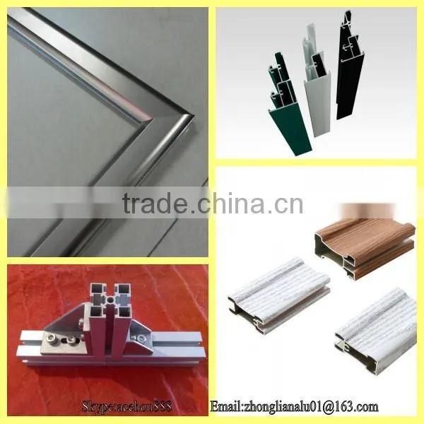 WOW!!!Canton fair cabinets aluminum extrusion profiles /thermal break aluminum extrusion /powder coating aluminum extrusion
