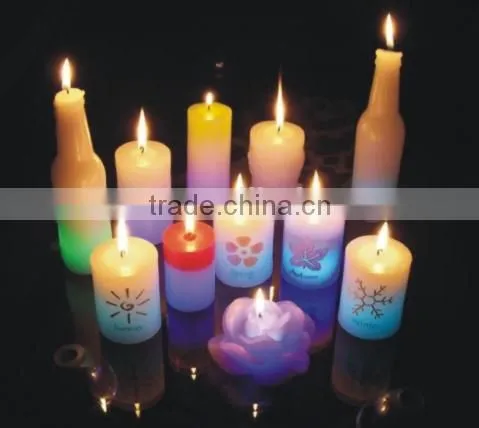 Flameless LED Candle Light with pattern