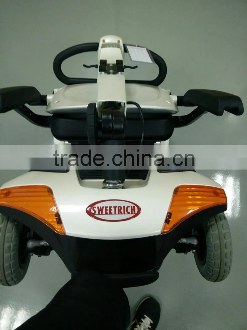 Easy folding electric mobility scooter for elderly