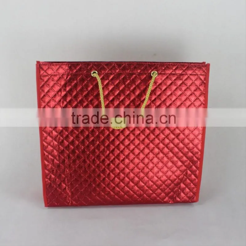 Durable plastic non-woven bag in big size with zipper
