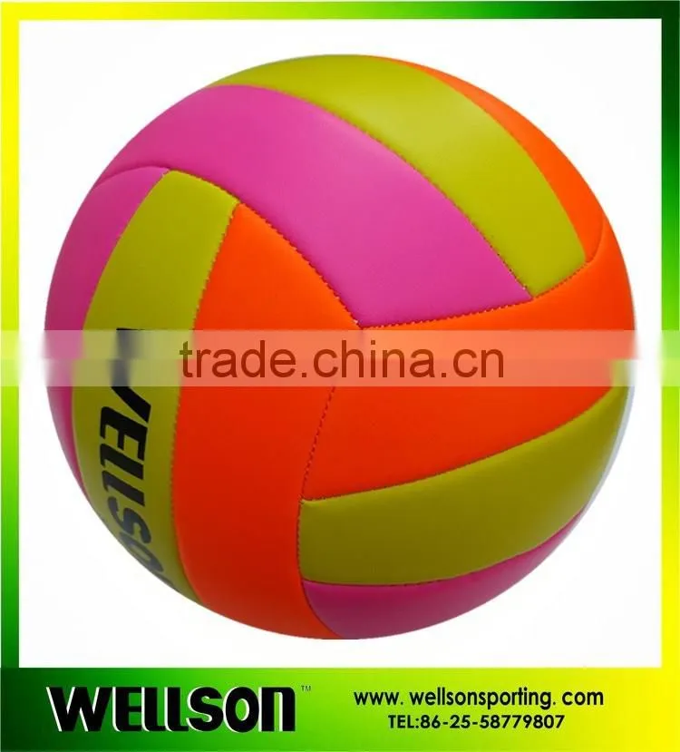 Pink promotional volleyball