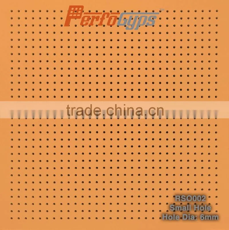 SGS certificate in Acoustic Perforated Gypsum Ceiling Tiles which with good quality and surface