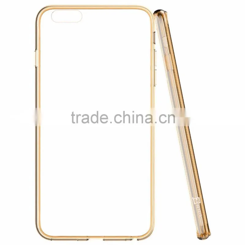 shockproof transparent pu for iphone 6s case