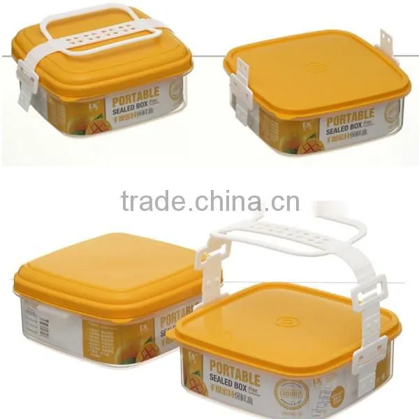 Tableware Easy Carrier 2 layer Meal Prep Reusable Container for Food