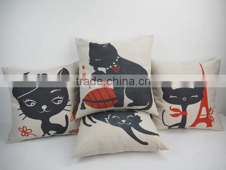 Cat Design Cushion Sofa Decorative Cushion Cover Chair Seat throw Cushion Pillow