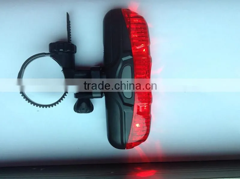 High quality factory direct sale cheap 5 red LED bicycle tail light