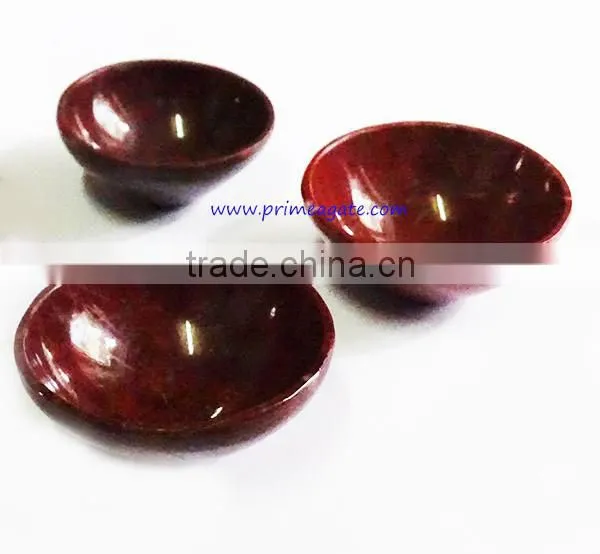 Wholesale Red Jasper 2Inch Bowls Manufacturer : Prime Agate Exports : Khambhat Agate : India