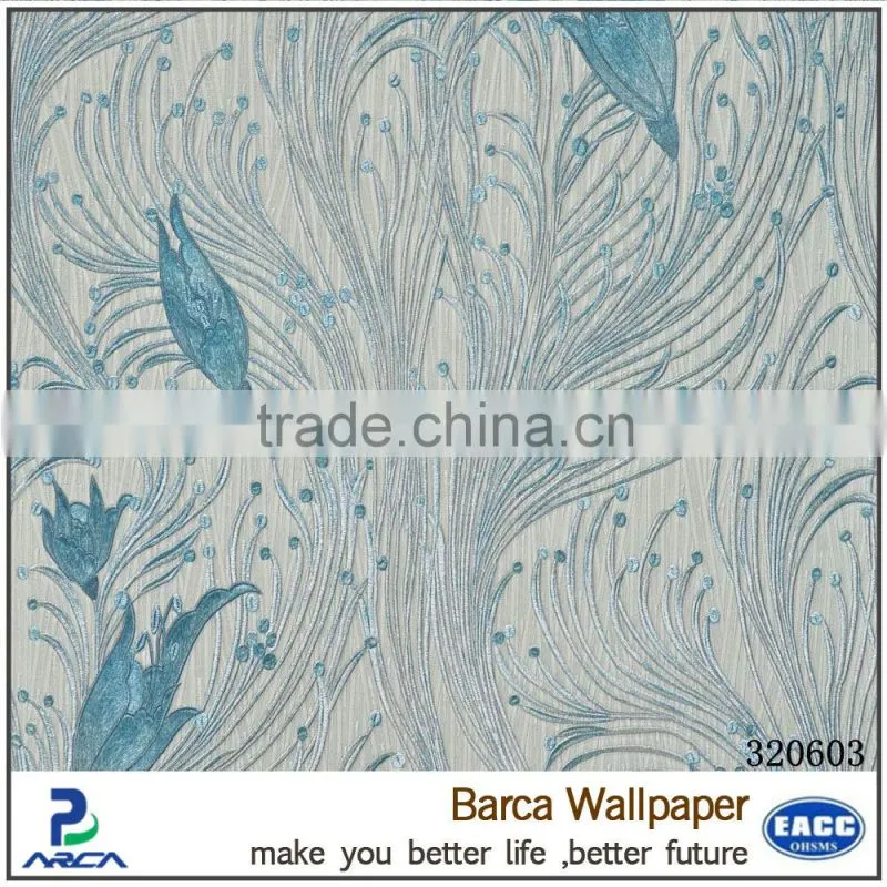 high quality pvc wallpaper for solvent printing