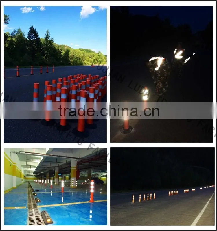 20" EVA reflective warning post for road safety