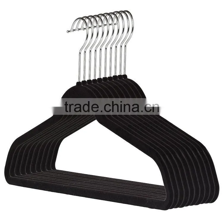 Black Flocked Suit Hanger Basic Item