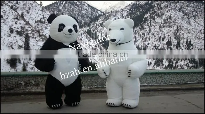Panda and Bear Inflatable Fat Costume
