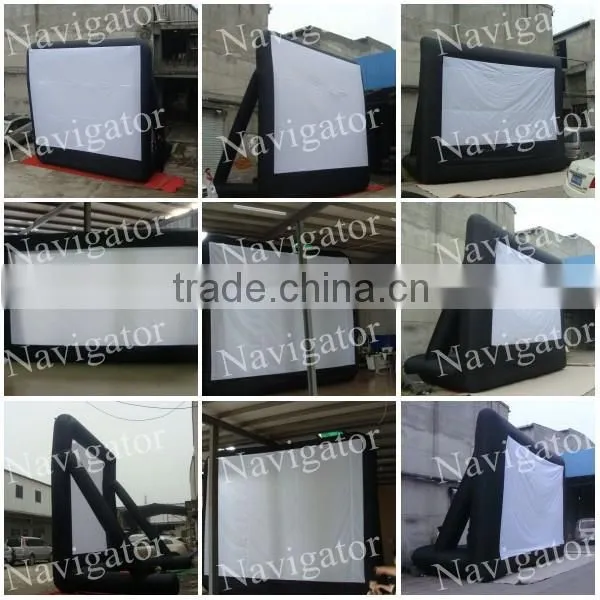 outdoor movie screen inflatable for advertising