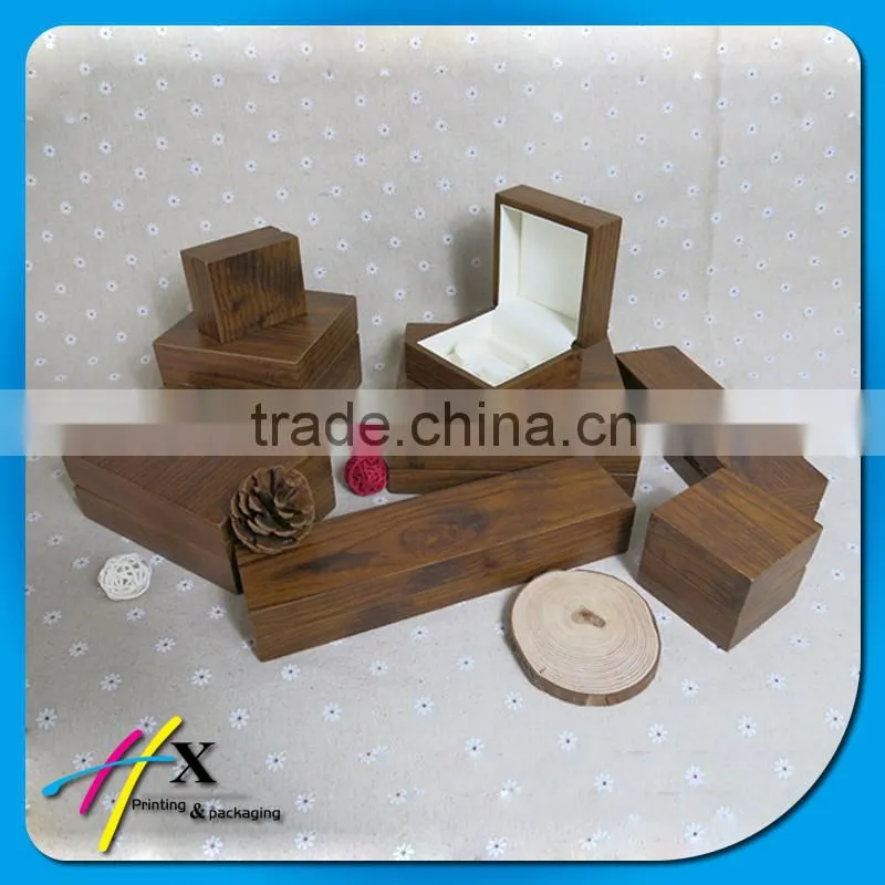 gift and promotion industrial use customized luxury wooden jewerly box for jewelry set packaging