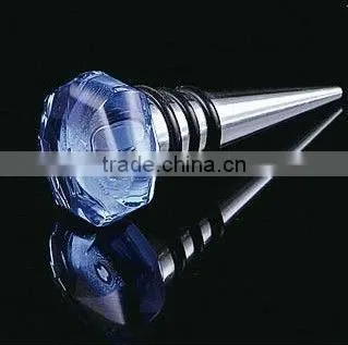 3d crystal wine stopper