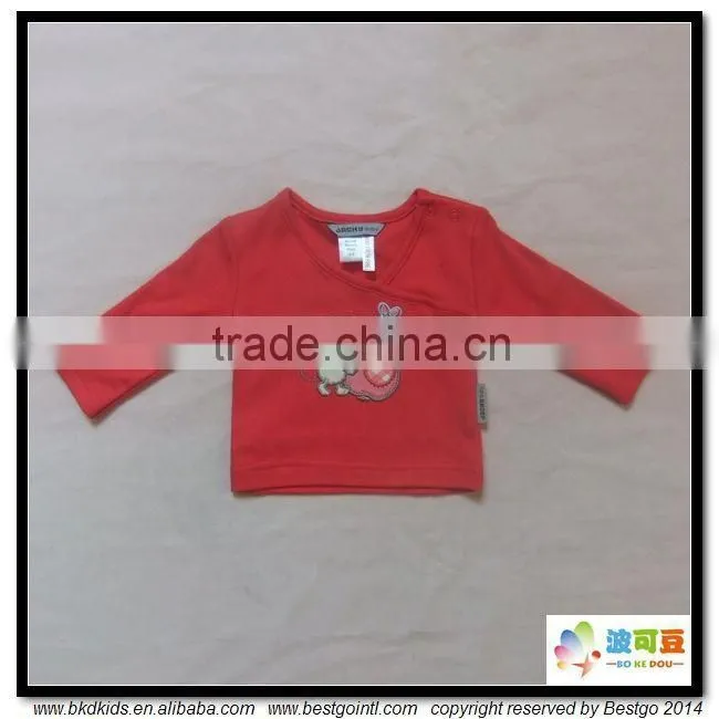 BKD plain cotton kimono baby t-shirts