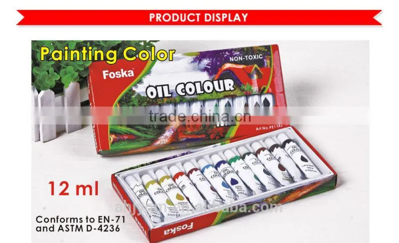 5/6/12/14/18 Colors Good Quality Oil Color/painting color