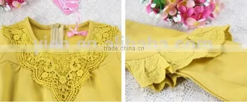 Cotton Lace Baby Smocked Clothing 2015 Autumn Baby Smocked Clothing