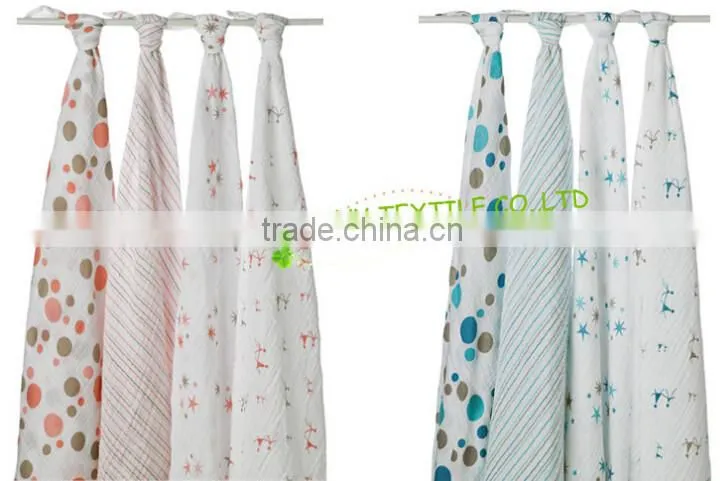 Customized Size Crocodile Design Baby Muslin