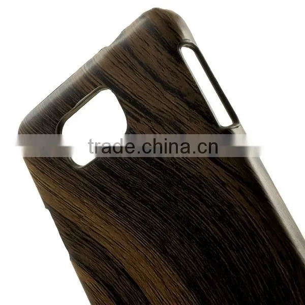 Shenzhen manufacturer for Samsung Galaxy Alpha wood case, PC case for Samsung Galaxy Alpha with wood grain