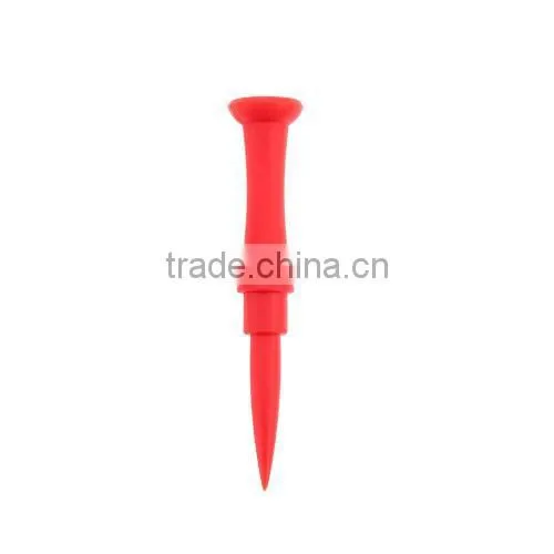 50Pcs 75mm Mixed Color 3 Sections Step Down Golf Tees