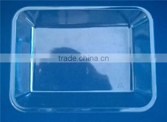 PET blister tray for food Clear Plastic PET tray